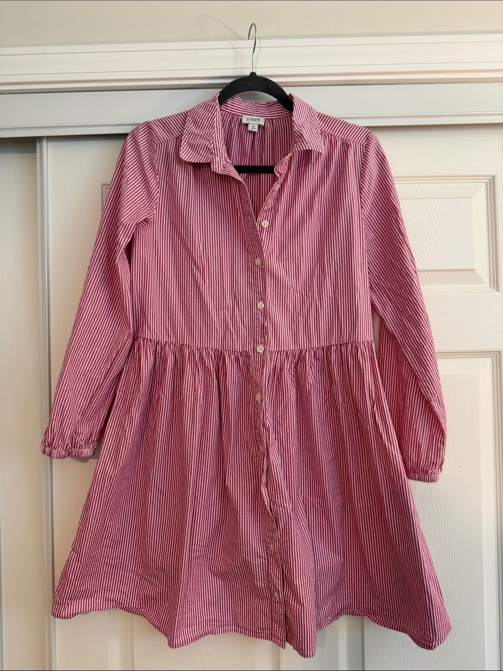 Jcrew collared mini shirt dress